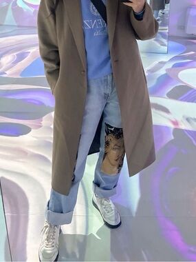 Light Blue Jeans with Artistic Patchwork